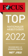 Siegel Focus Top Arbeitgeber 2022