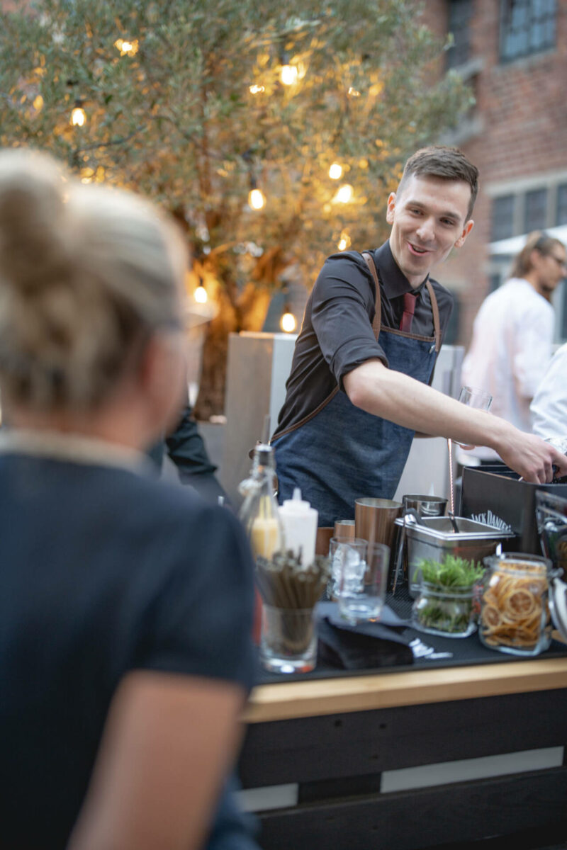 Employees of the restaurant alto