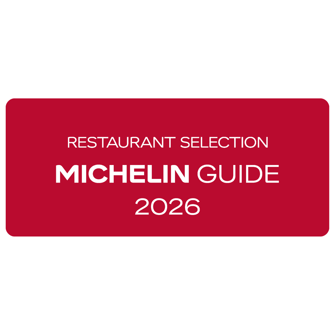 Siegel ausgewählt im Guide MICHELIN 2026